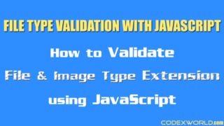 file-type-extension-validation-javascript-codexworld
