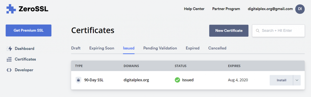 free-ssl-certificate-zerossl-account-codexworld